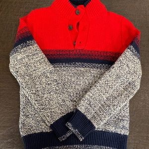 Boys Cable-Knit Mockneck Sweater, Size 10
